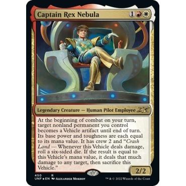 Image for Captain Rex Nebula (Galaxy Foil) (450) (UNF) - Magic: The Gathering