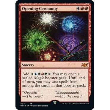 Image for Opening Ceremony (Galaxy Foil) (404) (UNF) - Magic: The Gathering