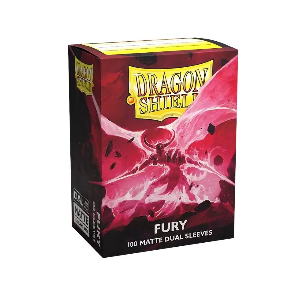 Image for Dragon Shield Dual Matte Standard Sleeves - Fury (100-Pack) - Card Sleeves