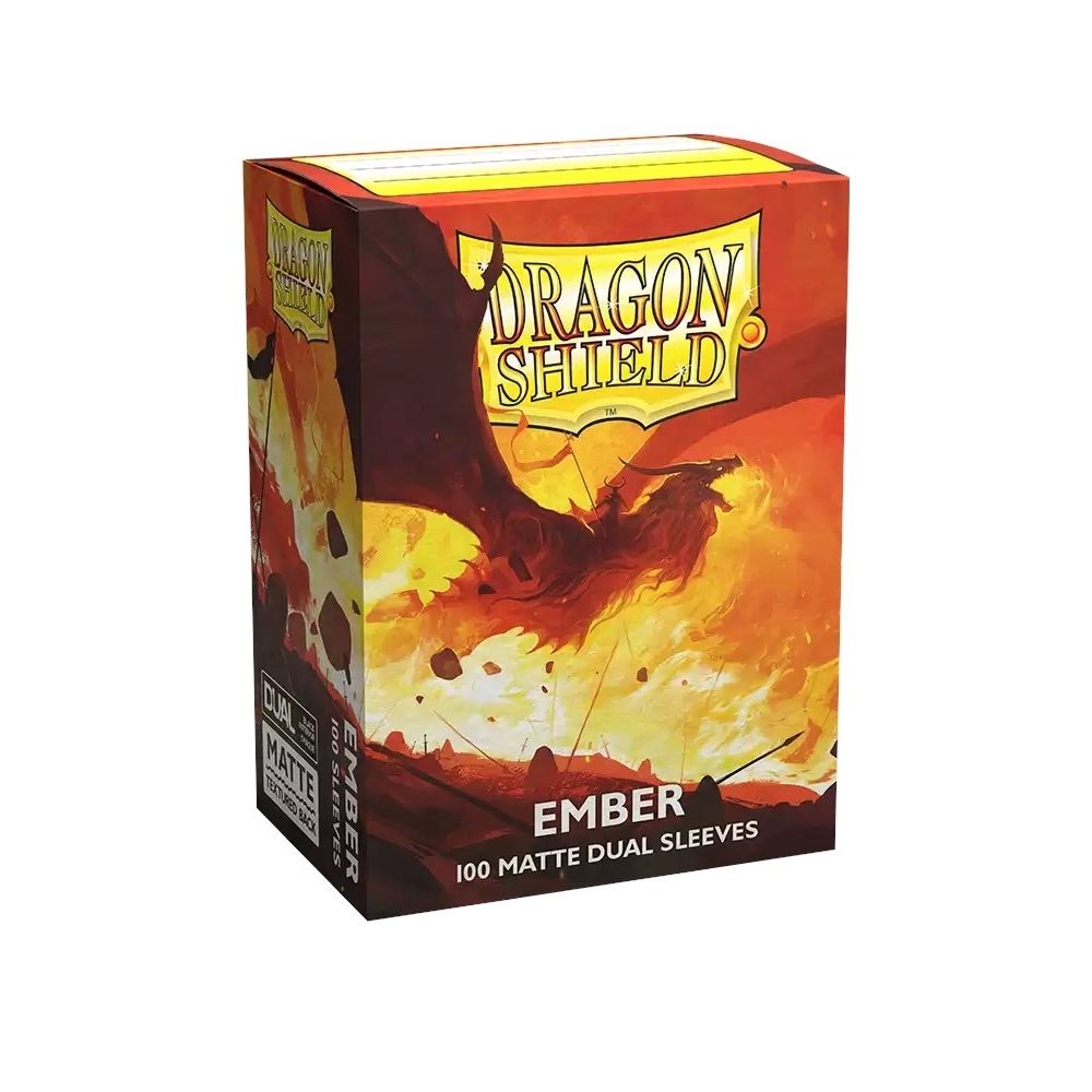 Image for Dragon Shield Dual Matte Standard Sleeves - Ember (100-Pack) - Card Sleeves