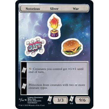 Image for Notorious Sliver War (41) (UNF) - Magic: The Gathering