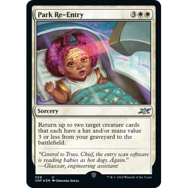 Image for Park Re-Entry (Galaxy Foil) (308) (UNF) - Magic: The Gathering