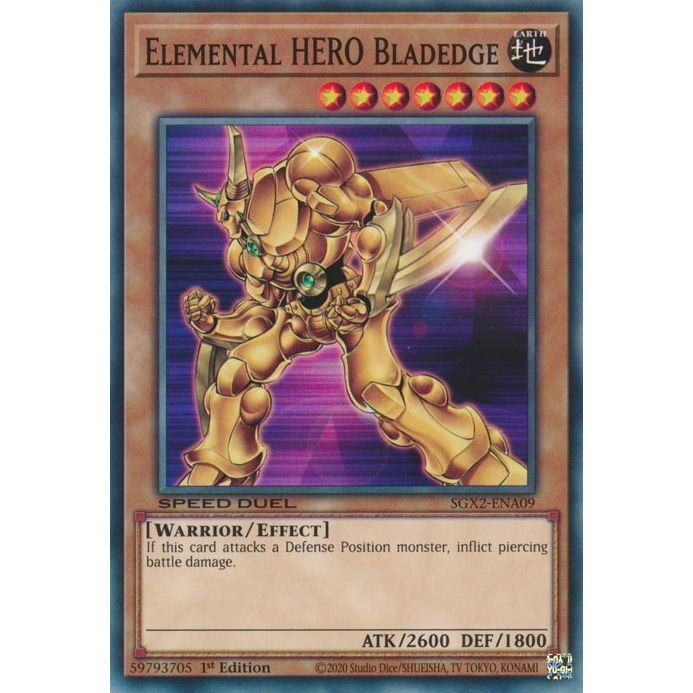 Image for Elemental HERO Bladedge (SGX2-ENA09) (SGX2) - YuGiOh