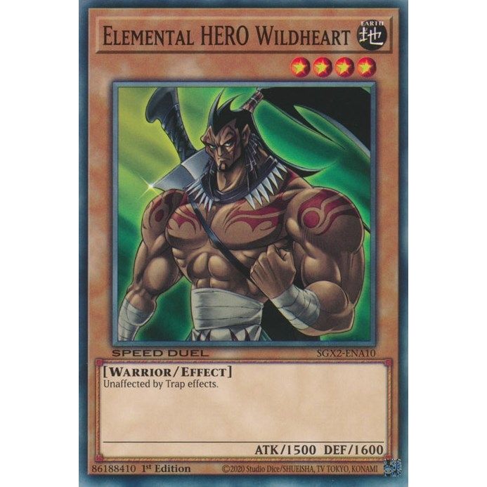 Image for Elemental HERO Wildheart (SGX2-ENA10) (SGX2) - YuGiOh