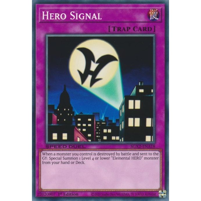 Image for Hero Signal (SGX2-ENA18) (SGX2) - YuGiOh