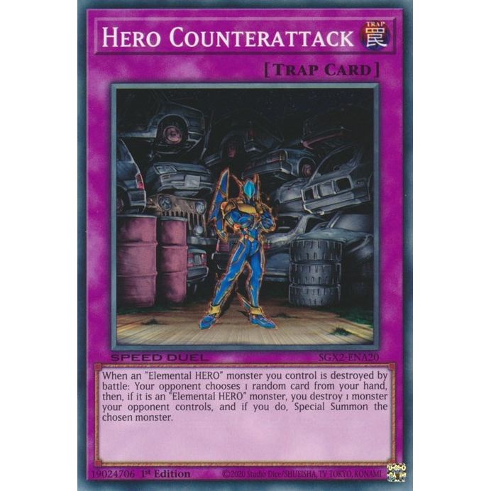 Image for Hero Counterattack (SGX2-ENA20) (SGX2) - YuGiOh