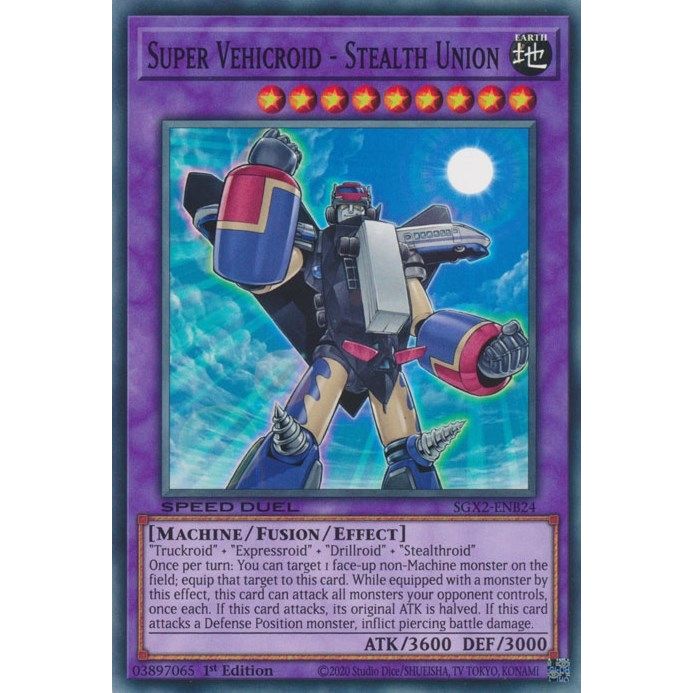Image for Super Vehicroid - Stealth Union (SGX2-ENB24) (SGX2) - YuGiOh