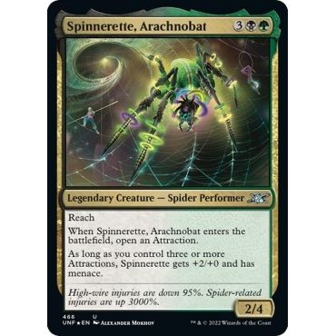 Image for Spinnerette, Arachnobat (Galaxy Foil) (466) (UNF) - Magic: The Gathering
