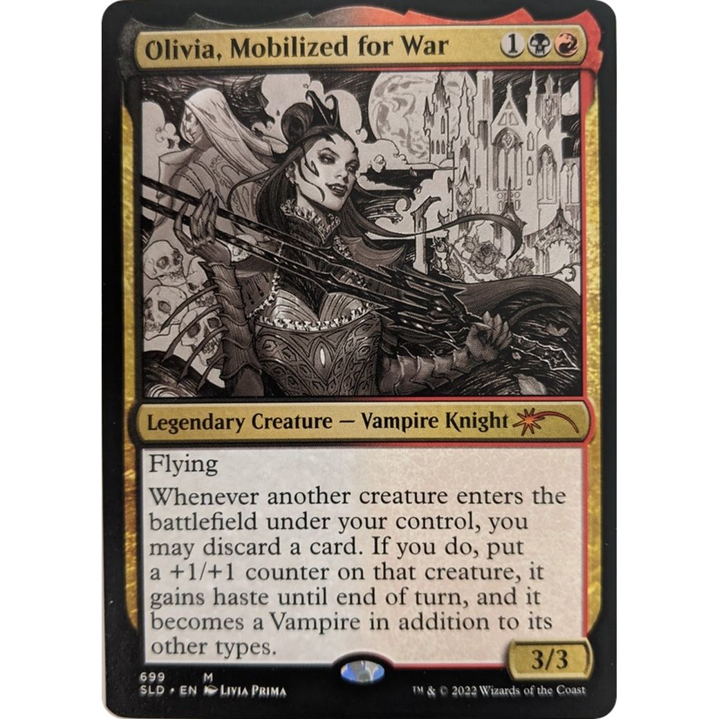 Image for Olivia, Mobilized for War (Sketch Showcase) (699) (SLD) - Magic: The Gathering