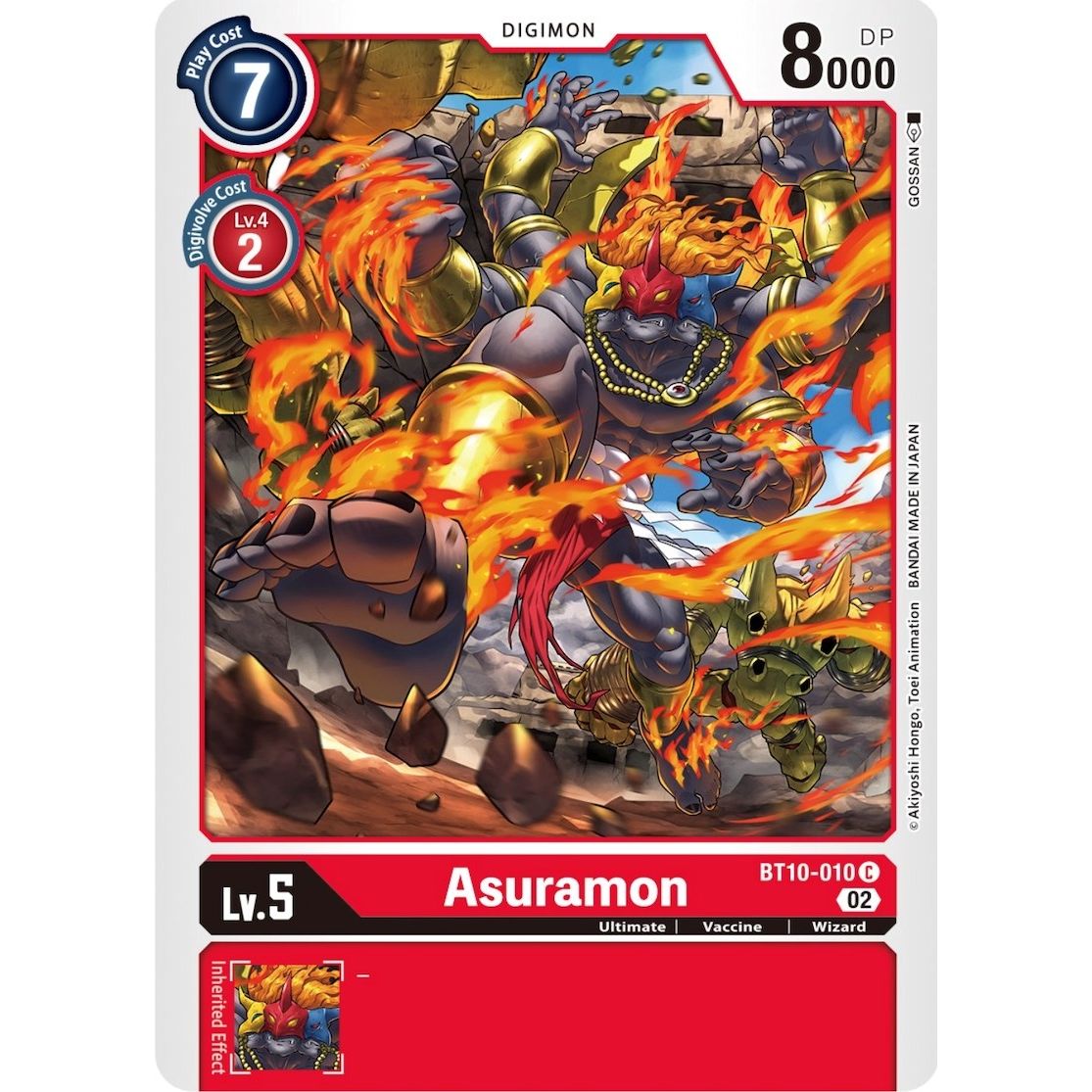 Image for Asuramon (BT10-010 C) (BT10) - Digimon Card Game