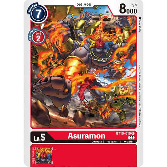 Image for Asuramon (BT10-010 C) (BT10) - Digimon Card Game