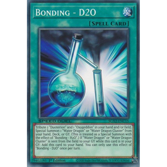 Image for Bonding - D2O (SGX2-ENC15) (SGX2) - YuGiOh