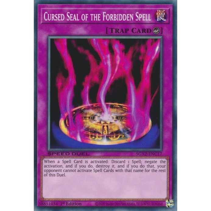 Image for Cursed Seal of the Forbidden Spell (SGX2-ENC17) (SGX2) - YuGiOh
