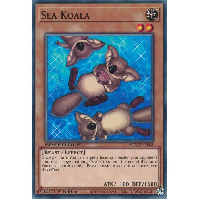 Image for Sea Koala (SGX2-ENE05) (SGX2) - YuGiOh