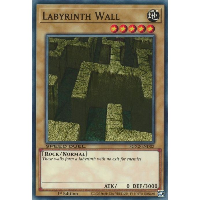 Image for Labyrinth Wall (SGX2-END02) (SGX2) - YuGiOh
