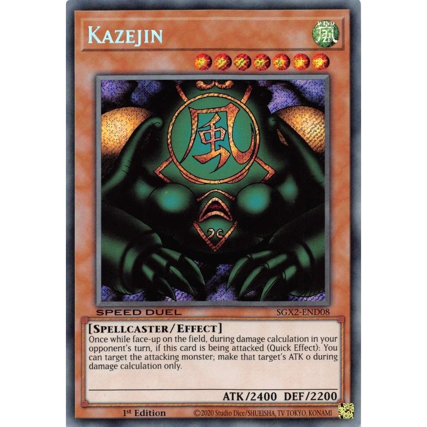 Image for Kazejin (Secret Rare) (SGX2-END08) (SGX2) - YuGiOh