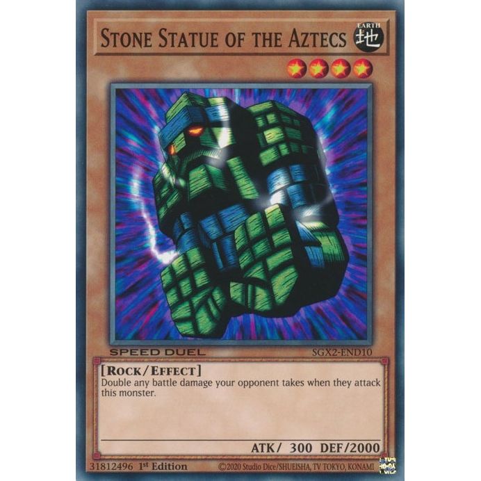 Image for Stone Statue of the Aztecs (SGX2-END10) (SGX2) - YuGiOh