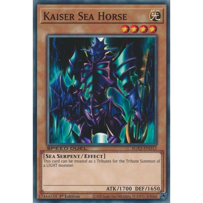Image for Kaiser Sea Horse (SGX2-END12) (SGX2) - YuGiOh