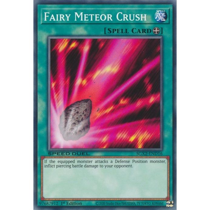 Image for Fairy Meteor Crush (SGX2-END16) (SGX2) - YuGiOh