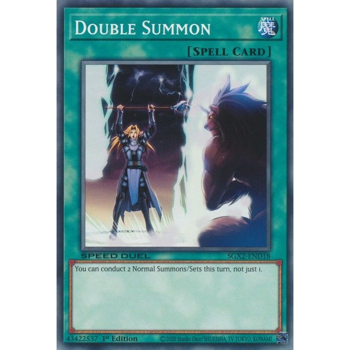 Image for Double Summon (SGX2-END18) (SGX2) - YuGiOh