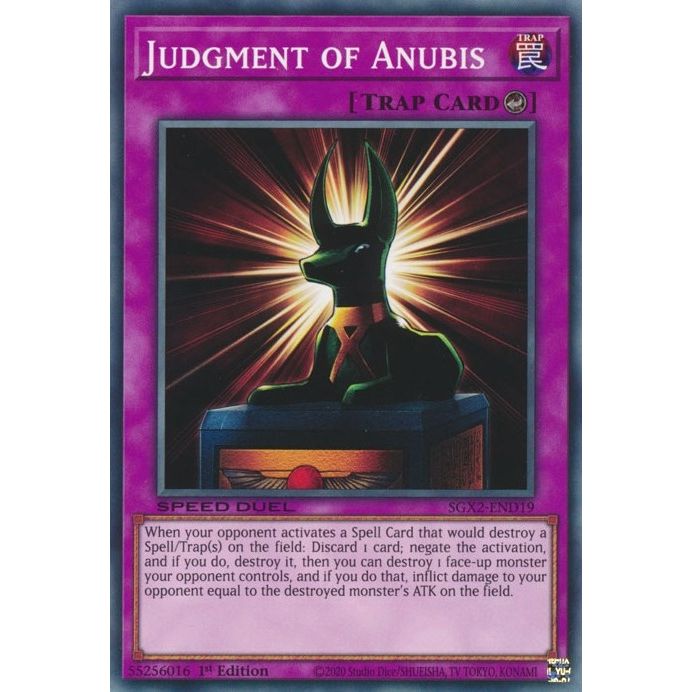 Image for Judgment of Anubis (SGX2-END19) (SGX2) - YuGiOh