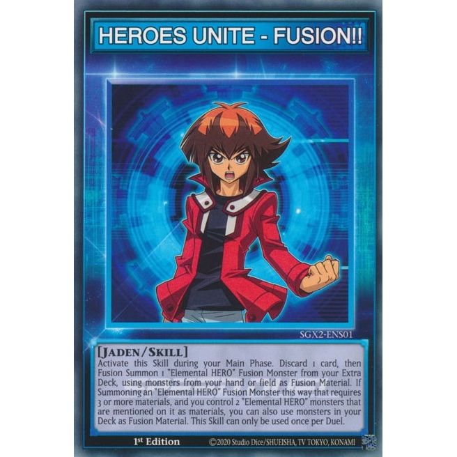 Image for HEROES UNITE - FUSION!! (SGX2-ENS01) (SGX2) - YuGiOh