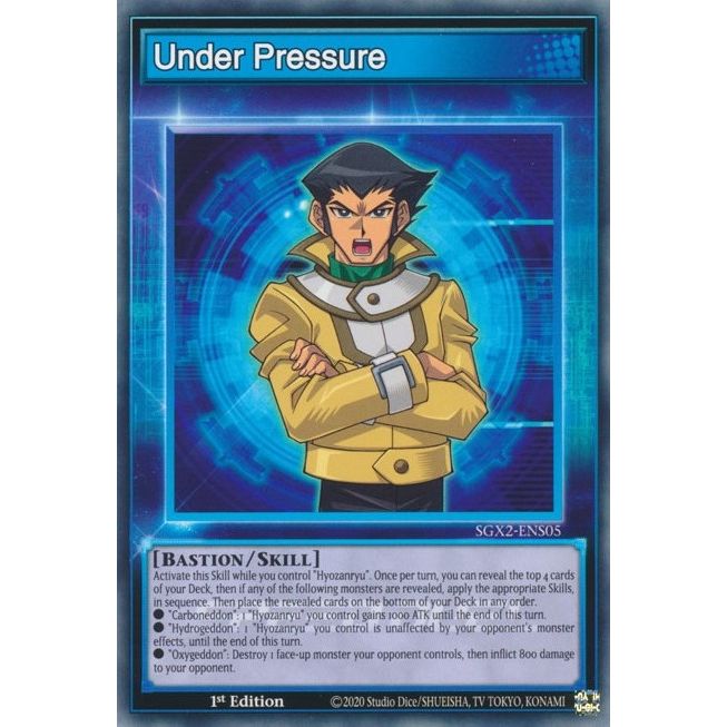 Image for Under Pressure (SGX2-ENS05) (SGX2) - YuGiOh