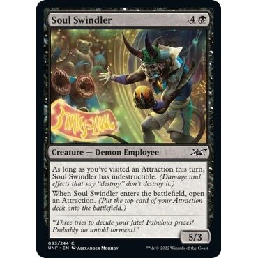 Image for Soul Swindler (93) (UNF) - Magic: The Gathering