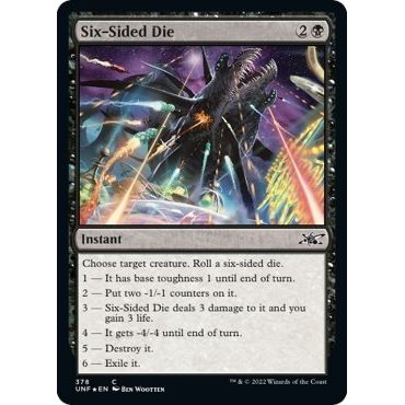 Image for Six-Sided Die (Galaxy Foil) (378) (UNF) - Magic: The Gathering