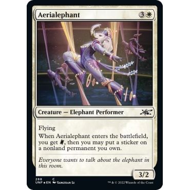 Image for Aerialephant (Galaxy Foil) (288) (UNF) - Magic: The Gathering