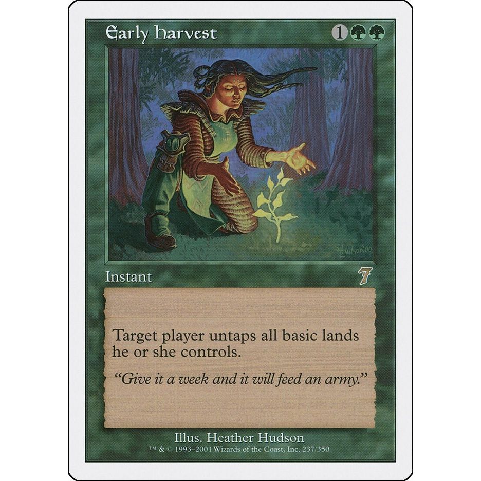 Image for Early Harvest (237) (7ED) - Magic: The Gathering