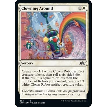 Image for Clowning Around (Galaxy Foil) (292) (UNF) - Magic: The Gathering