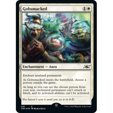 Image for Gobsmacked (Galaxy Foil) (297) (UNF) - Magic: The Gathering
