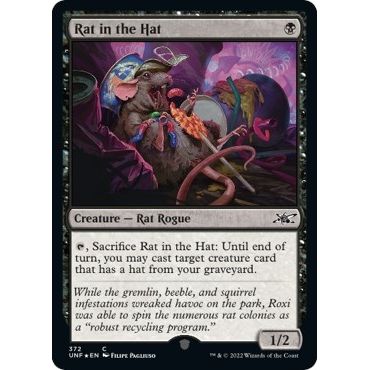 Image for Rat in the Hat (Galaxy Foil) (372) (UNF) - Magic: The Gathering