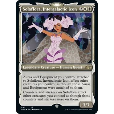 Image for Solaflora, Intergalactic Icon (Showcase) (Galaxy Foil) (497) (UNF) - Magic: The Gathering