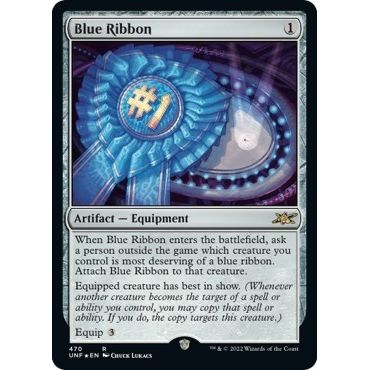 Image for Blue Ribbon (Galaxy Foil) (470) (UNF) - Magic: The Gathering