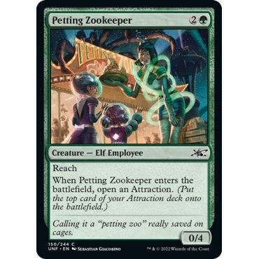 Image for Petting Zookeeper (150) (UNF) - Magic: The Gathering
