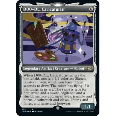 Image for D00-DL, Caricaturist (Showcase) (Galaxy Foil) (525) (UNF) - Magic: The Gathering