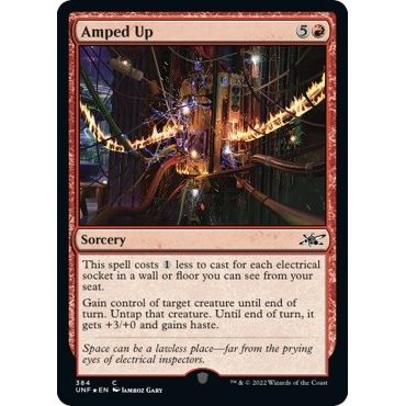 Image for Amped Up (Galaxy Foil) (384) (UNF) - Magic: The Gathering