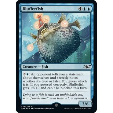 Image for Blufferfish (39) (UNF) - Magic: The Gathering