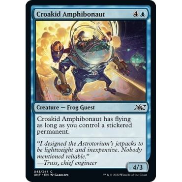 Image for Croakid Amphibonaut (43) (UNF) - Magic: The Gathering
