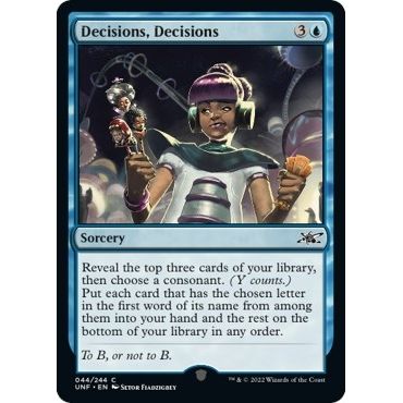 Image for Decisions, Decisions (44) (UNF) - Magic: The Gathering