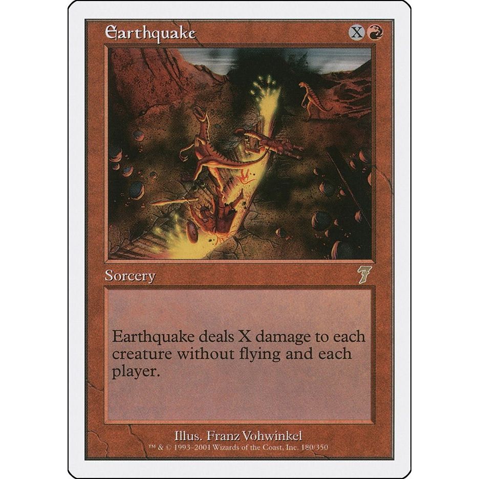 Image for Earthquake (180) (7ED) - Magic: The Gathering