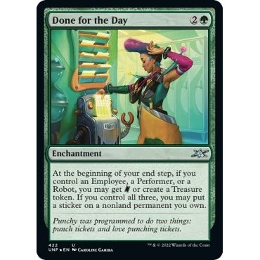 Image for Done for the Day (Galaxy Foil) (422) (UNF) - Magic: The Gathering