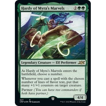 Image for Hardy of Myra's Marvels (Galaxy Foil) (427) (UNF) - Magic: The Gathering