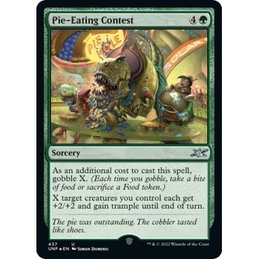 Image for Pie-Eating Contest (Galaxy Foil) (437) (UNF) - Magic: The Gathering