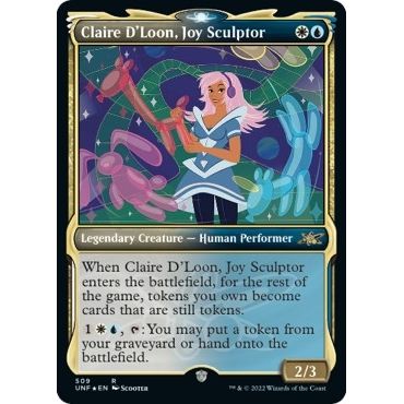 Image for Claire D'Loon, Joy Sculptor (Showcase) (Galaxy Foil) (509) (UNF) - Magic: The Gathering