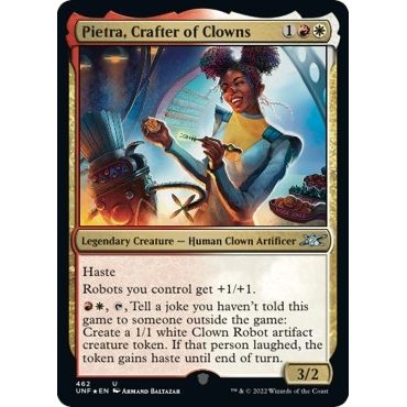 Image for Pietra, Crafter of Clowns (Galaxy Foil) (462) (UNF) - Magic: The Gathering