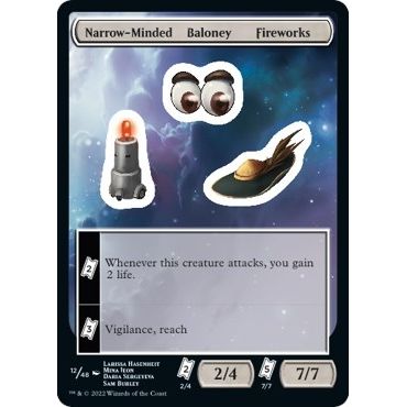 Image for Narrow-Minded Baloney Fireworks (12) (UNF) - Magic: The Gathering