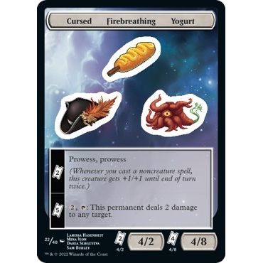 Image for Cursed Firebreathing Yogurt (22) (UNF) - Magic: The Gathering